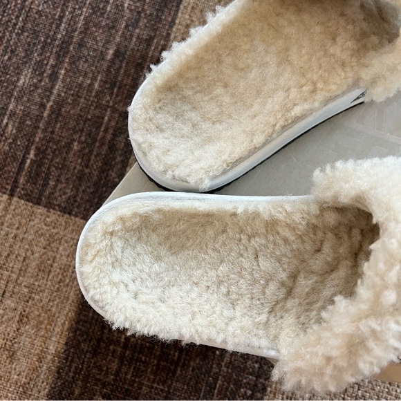 Golden goose Poolstar Genuine Shearling & Glitter Slide Sandal - Picture 10 of 12